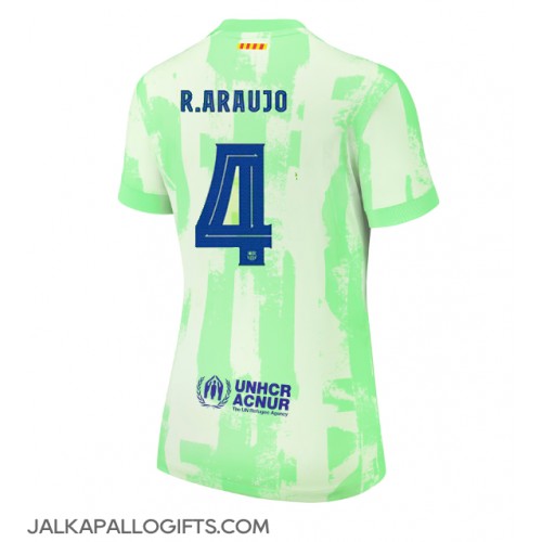 Barcelona Ronald Araujo #4 Kolmaspaita Naiset 2024-25 Lyhythihainen